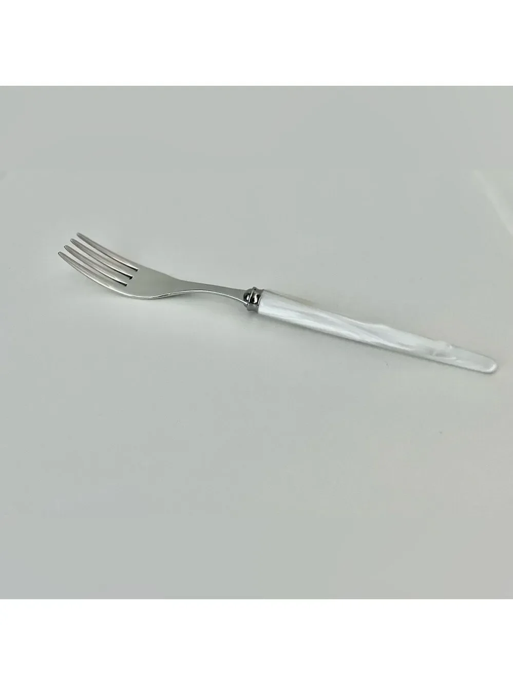 NWOT CAPDECO Elegant Tang White Dining Fork Set of 6